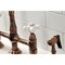 Kingston Brass KS127PXBSAC Heritage Bridge Kitchen Faucet W/ Brass Sprayer, Copper KS127PXBSAC - alternate 3